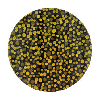 Abstracte kunst: Waterverf Creatieve Vlekken. Snijplank