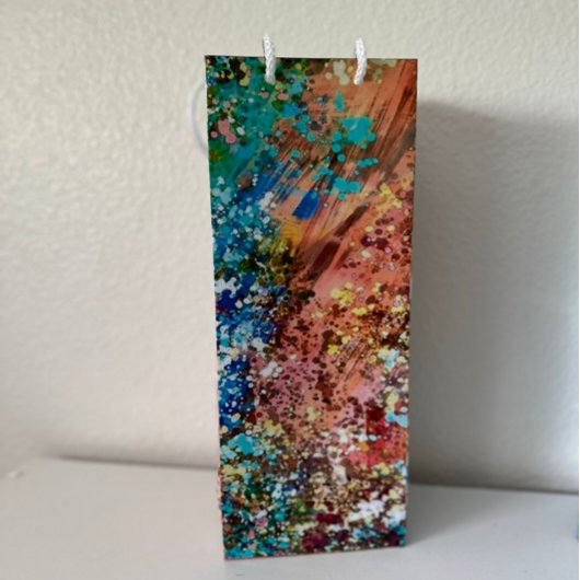 Abstracte Kunst Wijn Cadeautas