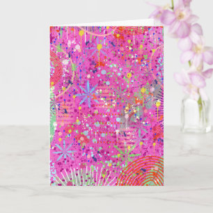 Abstracte Kunst: Zomer Dromen Kaart