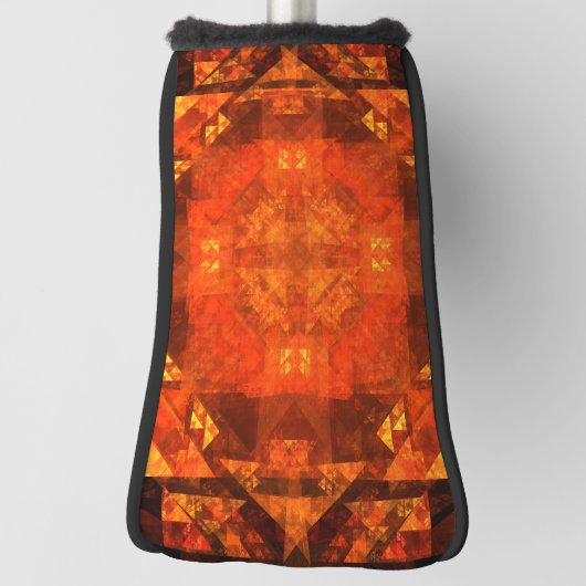 Abstracte kunst zonder grenzen golfheadcover (Draai 90)