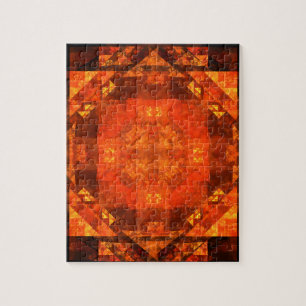Abstracte kunst zonder grenzen legpuzzel