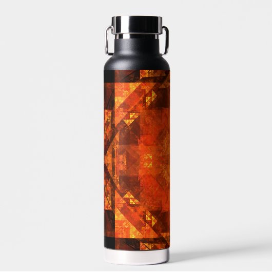 Abstracte kunst zonder grenzen waterfles (Voorkant)