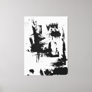 Abstracte Kunst, Zwart-wit Extra groot canvas