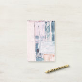 Abstracte kunstachtergrond School/Kantoor Post-it® Notes (Op bureau)