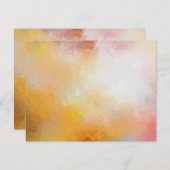 Abstracte kunstblanco Sjabloon kleurrijke elegant (Voorkant / Achterkant)