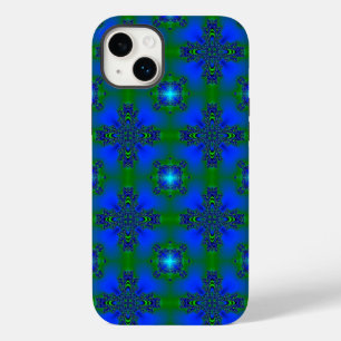 Abstracte kunstbloemen en sterren Case-Mate iPhone 14 plus hoesje