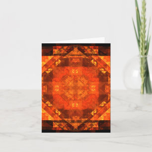 Abstracte kunstbriefkaart voor versnijding kaart