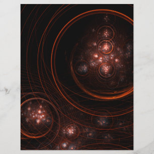 Abstracte kunstbrochure voor Starlight Flyer