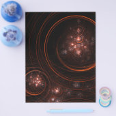 Abstracte kunstbrochure voor Starlight Flyer (Enkel)