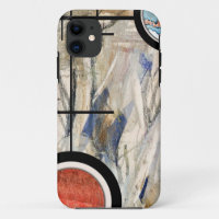 abstracte kunstcollage, gemengde media en waterver