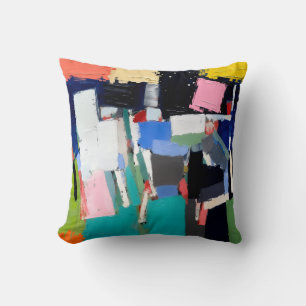 Abstracte Kunstcompositie Kussen