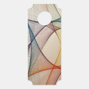 Abstracte kunstdeurhanger