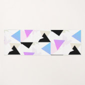 Abstracte kunstdriehoek Pyramid Pattern Yoga Mat (Voorkant (horizontaal))