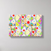 Abstracte kunstdrukken van Miabo Enyadike Canvas Afdruk (Voorkant)