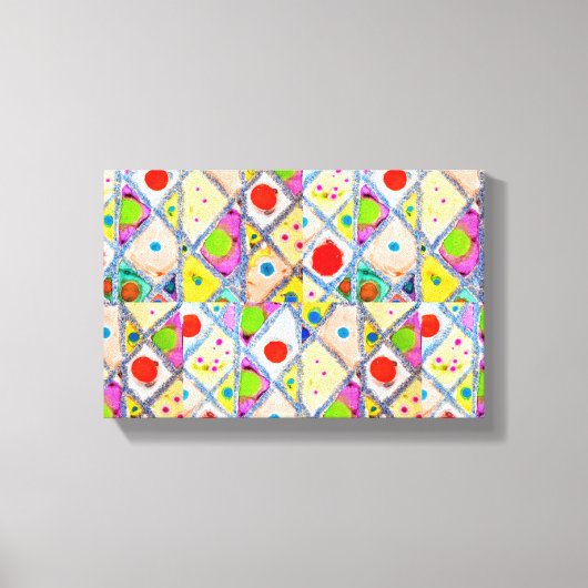 Abstracte kunstdrukken van Miabo Enyadike Canvas Afdruk (Voorkant)