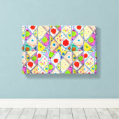 Abstracte kunstdrukken van Miabo Enyadike Canvas Afdruk (Insitu (Houten vloer))