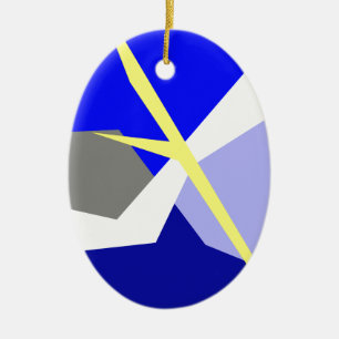 Abstracte kunstenergie keramisch ornament