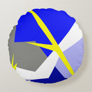 Abstracte kunstenergie rond kussen