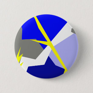 Abstracte kunstenergie ronde button 5,7 cm