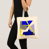 Abstracte kunstenergie tote bag (Voorkant (product))