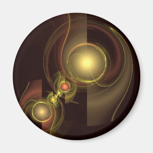 Abstracte kunsthart met intieme verbinding magneet (Voorkant)