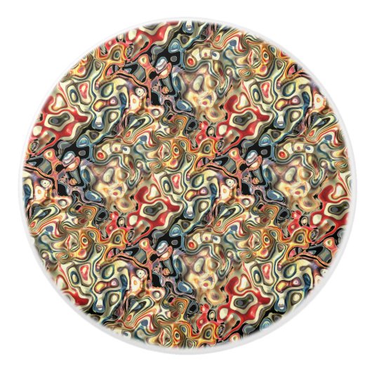 Abstracte kunstkeramische puin keramische knop (Voorkant)