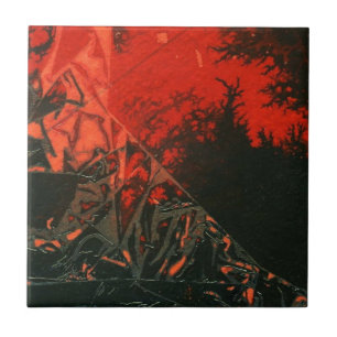 Abstracte kunstkeramische tapijten tegeltje