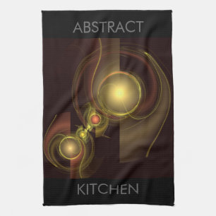 Abstracte kunstkeukenhanddoeken voor intieme verbi theedoek