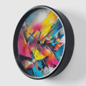 Abstracte kunstklok (Hoek)