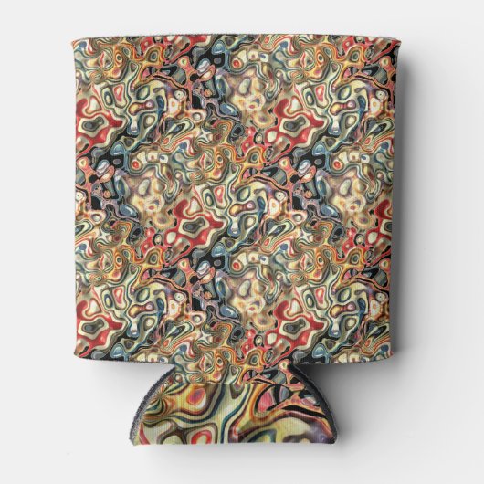 Abstracte kunstkoeler blikjeskoeler (Voorkant)