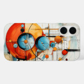 Abstracte kunstkringen Case-Mate iPhone case (Achterkant (horizontaal))