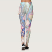 Abstracte kunstleggers leggings (Achterkant)