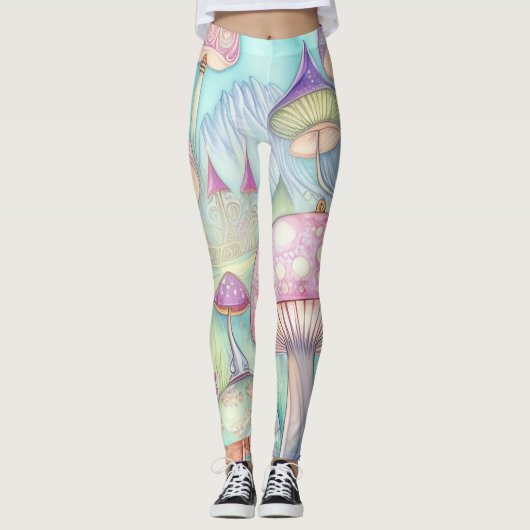 Abstracte kunstleggers leggings (Voorkant)