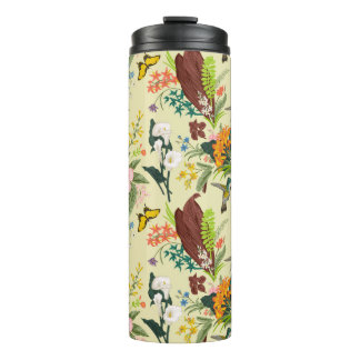 Abstracte kunstmatige, naadloze patroonlegervormge thermosbeker