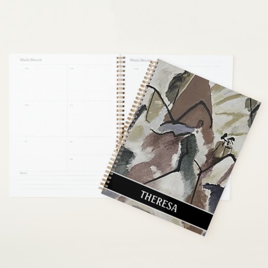 Abstracte Kunstplanner Planner (Display)