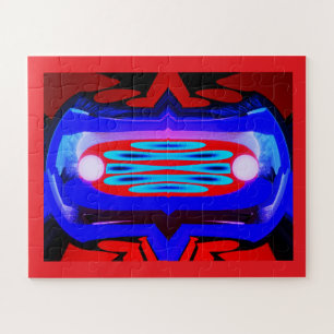 Abstracte kunstpuzzel 'Hoop en vrede' Legpuzzel