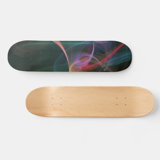 Abstracte kunstruimte skateboard (Horizontaal)