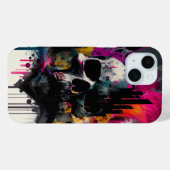 Abstracte kunstschelp Case-Mate iPhone case (Achterkant (horizontaal))