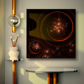 Abstracte kunstschilderafdrukken van Starlight Canvas Afdruk