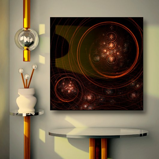 Abstracte kunstschilderafdrukken van Starlight Canvas Afdruk