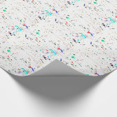 Abstracte kunstschilderassen cadeaupapier (Hoek)