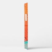 Abstracte kunstspuitverf textuurachtergrond Case-Mate iPhone case (Achterkant / Rechts)