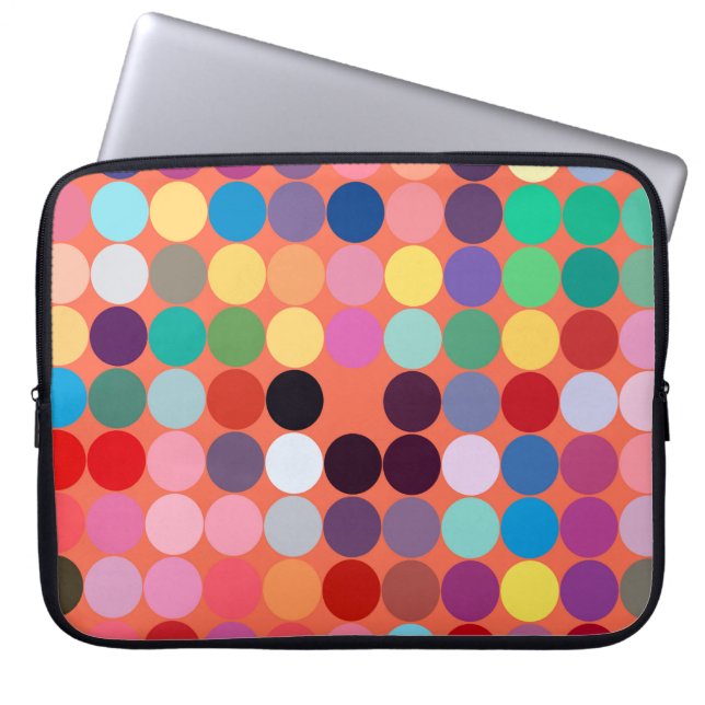 Abstracte kunsttextuur. Kleurrijke textuur. Modern Laptop Sleeve (Voorkant)