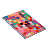 Abstracte kunsttextuur. Kleurrijke textuur. Modern Notitieboek (Rechterzijde)