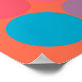 Abstracte kunsttextuur. Kleurrijke textuur. Modern Poster (Hoek)