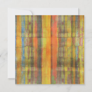 Abstracte kunstuitnodigingskaart kaart