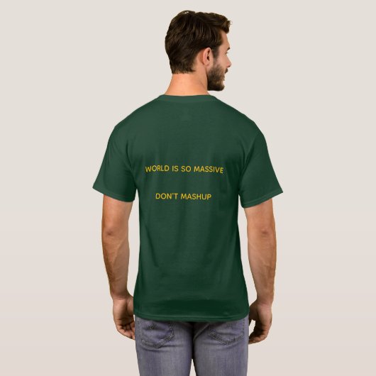 ABSTRACTE KUNSTWERKEN T-SHIRT (Achterkant volledig)