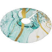 Abstracte kunstwolken: doorschijnende inkt kerstboom rok (Gekanteld)