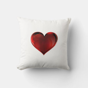 Abstracte kussensloop met hartgradiënt kussen