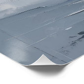 Abstracte Kustsereniteit – Textured Ocean & Sky i Perfect Poster (Hoek)